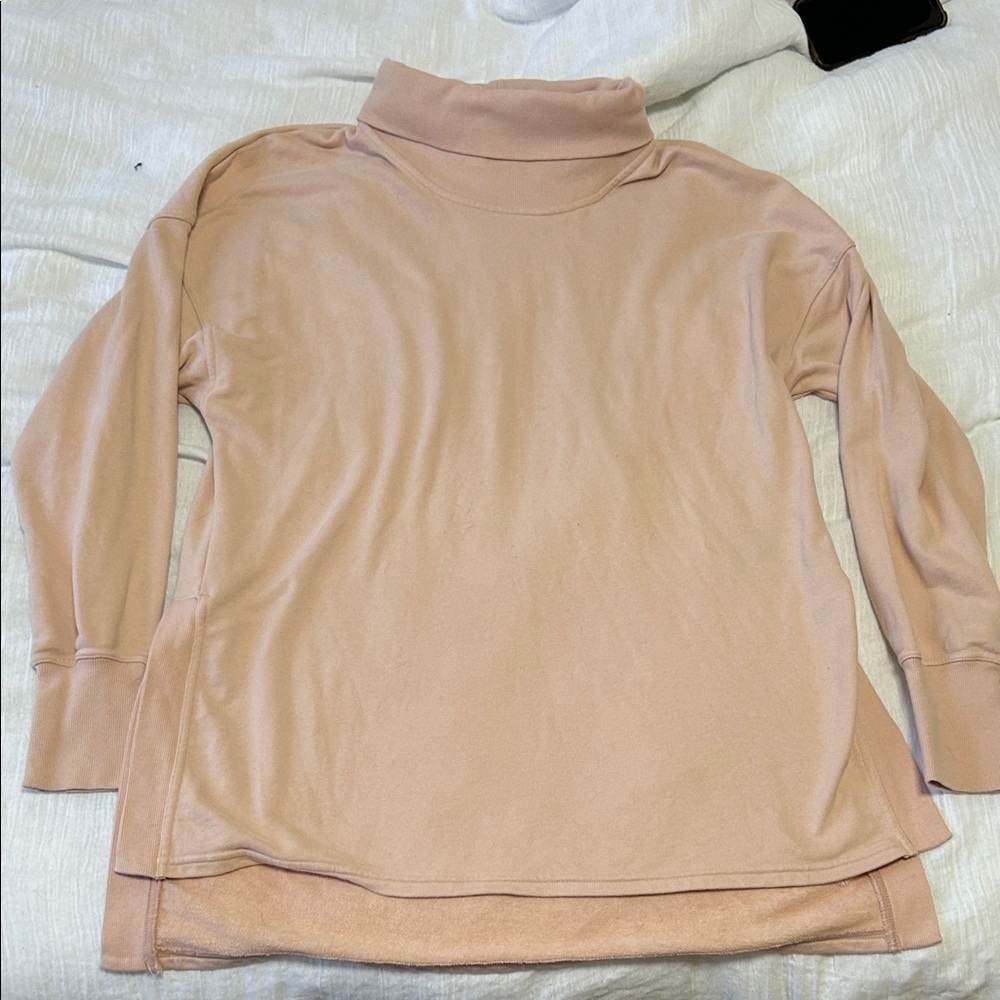 Pink Champion Turtleneck Long Sleeve Top